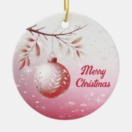 Roze Decoratieve Kerstbal Vakantie Ornament