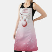 Roze Decoratieve Kerstbal Vakantie Schort (Insitu)