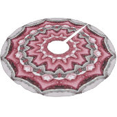 Roze Decoratieve Kerstvakantie Tree Rok Kerstboom Rok (Gekanteld)