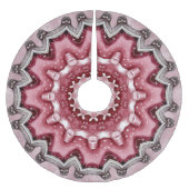 Roze Decoratieve Kerstvakantie Tree Rok Kerstboom Rok (Voorkant)