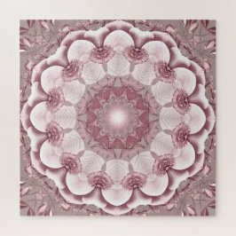 Roze decoratieve legpuzzel