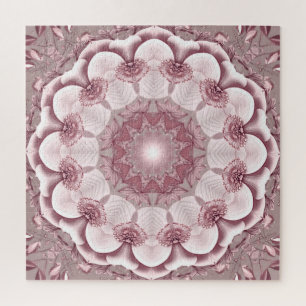 Roze decoratieve legpuzzel