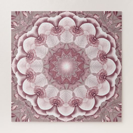 Roze decoratieve legpuzzel (Verticaal)