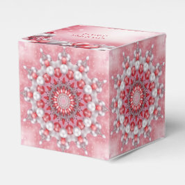 Roze Decoratieve Vakantie Cadeaubox Bedankdoosjes