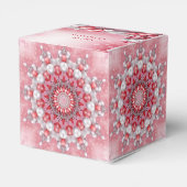 Roze Decoratieve Vakantie Cadeaubox Bedankdoosjes (Achterkant)