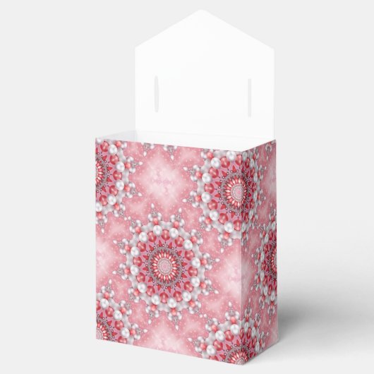 Roze Decoratieve Vakantie Cadeaubox Bedankdoosjes (Geopend)