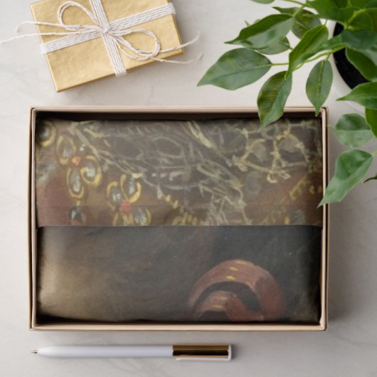 Roze decoupage papier (Geschenk)