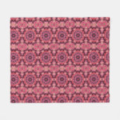 Roze Dekbed Fleece Deken (Voorkant (Horizontaal))