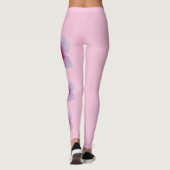 Roze Delaware State Flower Peach Blossom Leggings (Achterkant)