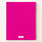 Roze Deluxe Notitieboek met Hartjes (Achterkant)