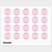  roze demask return address label (Vel)