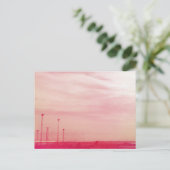 Roze Denemarken Briefkaart (Staand voorkant)