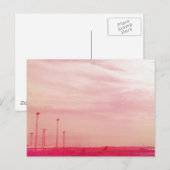Roze Denemarken Briefkaart (Voorkant / Achterkant)