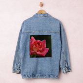 Roze denim jack met roos jacket (Hangar)
