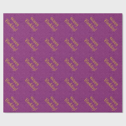 Roze Denim Look Linnen Wrapping Paper Cadeaupapier (Vlak)