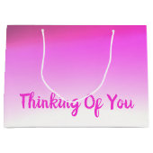 roze denken aan jou groot cadeauzakje (Voorkant)