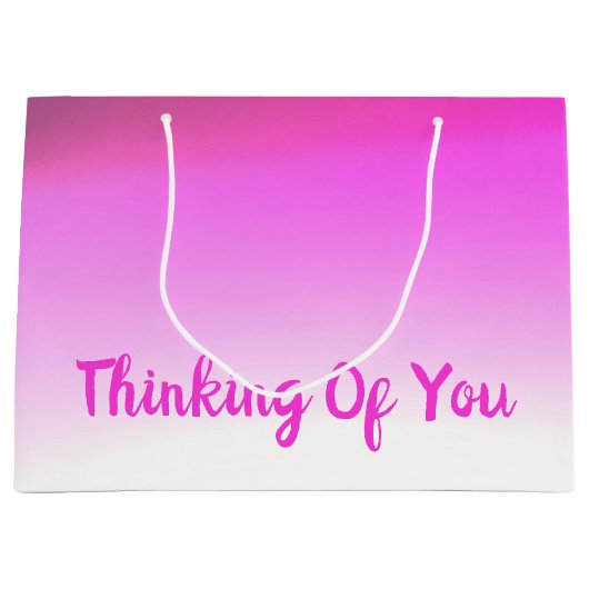 roze denken aan jou groot cadeauzakje (Voorkant)
