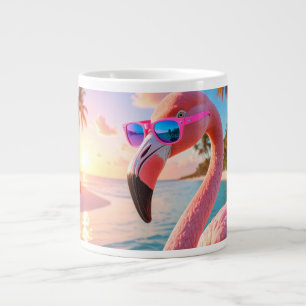 ROZE DENKER - Flamingo ROZE Grote Koffiekop