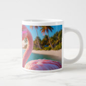 ROZE DENKER - Flamingo ROZE Grote Koffiekop (Rechts)