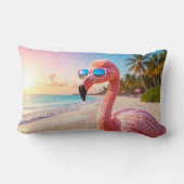 ROZE DENKER Flamingo Roze Kussen (Achterkant)