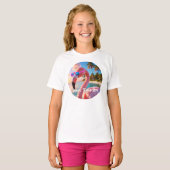 ROZE DENKER - Flamingo ROZE T-shirt (Voorkant volledig)