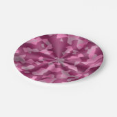 ROZE DESIGN WERVELING PAPIEREN BORDJE (Gekanteld)