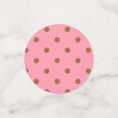 Roze Designer Confetti voor Buffets en catering (Kleine voorkant)