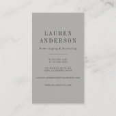 Roze deur | Stationair of intern ontwerp Visitekaartje (Achterkant)