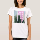 Roze deur t-shirt (Voorkant)