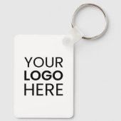 Roze Deur Waterverf Logo Vastgoedmakelaar Sleutelhanger (Achterkant)