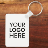 Roze Deur Waterverf Logo Vastgoedmakelaar Sleutelhanger (Achterkant)