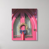 Roze deuropenbrood - Martha's wijntuin Canvas Afdruk (Voorkant)