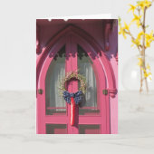 Roze deuropenbrood - Martha's wijntuin Kaart (Gele Bloem)