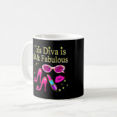 ROZE DEZE DIVA IS 50 & FANTASTISCH DESIGN KOFFIEMOK (Voorkant links)