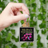 ROZE DEZE DIVA IS 50 & FANTASTISCH DESIGN SLEUTELHANGER (Hand)