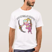 Roze DH-Mannen T-shirt (Voorkant)