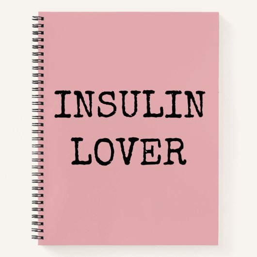 Roze diabetes notitieboek (Voorkant)