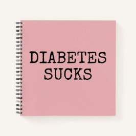 Roze diabetes notitieboek