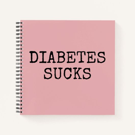 Roze diabetes notitieboek (Voorkant)