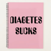 Roze diabetes planner (Voorkant)