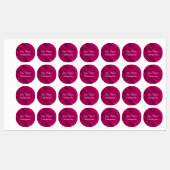 Roze diagonale lijnen labels (Vel)