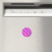 Roze diagonale strepen magneet (Insitu (Vaatwasser))