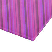 Roze diagonale strepen snijplank (Hoek)