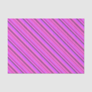 Roze diagonale strepen tissuepapier