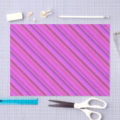 Roze diagonale strepen tissuepapier (Craft)