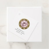 Roze Diamant Bedankjes Labels (In situ)