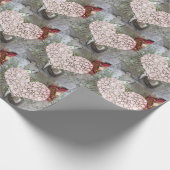 Roze Diamant Hart Cadeaupapier (Hoek)