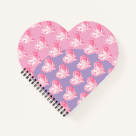 Roze Diamant Hart Patroon – Cute & Stijlvol Ontwer Notitieboek