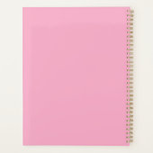 Roze Diamant Hart Patroon – Mooie & Stijlvolle Ont Planner (Achterkant)