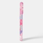 Roze Diamant Hart Patroon – Schattig & Stijlvol Case-Mate iPhone Case (Achterkant / Rechts)